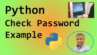 python coding lesson  check password example  python branching and loop example  live coding [upl. by Therine]