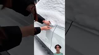 How to open a frozen car door shorts MateoHonles [upl. by Schulein]