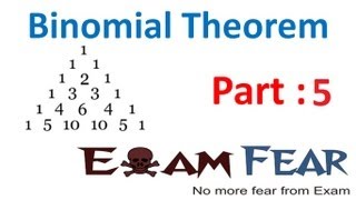 Maths Binomial Theorem part 5 Special case in Binomial theorem CBSE Class X1 [upl. by Enneles]