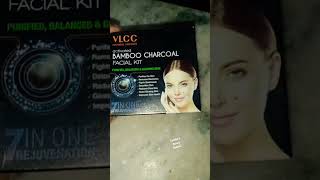 VLCC Bamboo Charcoal Facial kit Review from Flipkart VLCC Charcoal Facial kit Haul video shorts [upl. by Putnam]