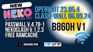 OpenWrt 23054 Stable ClashWall 06092024 For B860H V1 Support  REYREWRT [upl. by Court]