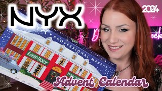 UNBOXING NYX 2024 MAKEUP ADVENT CALENDAR  FULL SIZES ARE BACK AND ITS GOOD [upl. by Weir]