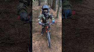 This Was A Tough Trail On A Fully Rigid MTB For A 4 Year Old [upl. by Nitsua]