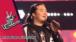 EnkhmendB  quotStand by mequot  Blind Audition  The Voice of Mongolia 2022 [upl. by Hsilgne]