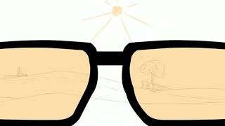 Tinted Sunglasses ACT Cartoon Metaphor Unhooking From Unhelpful Thinking – Defusion [upl. by Andris]