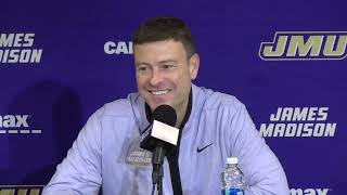 202223 JMU Mens Basketball  Press Conference vs Gallaudet [upl. by Myke]