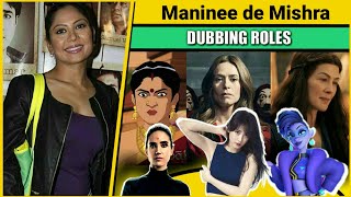 Maninee de Mishra Dubbing Characters Voice in Bahubali Money heistAlita [upl. by Yromem]