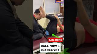 TAIL BONE Treatment  Chiropractic Treatment in India  Sitting Job  Dr Varun  Call  9313047251 [upl. by Ainimreh]