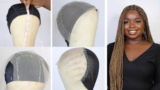 HOW TO PREP YOUR WIG CAP FOR A WELL FITTED BRAIDED WIG CLOSURE ampFRONTAL [upl. by Lisetta724]