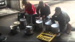 Drum session March Du Nain Rouge 2013 [upl. by Oivat988]