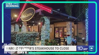 Harold Seltzers Steakhouse closing its doors at the end of September [upl. by Enirak216]