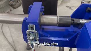 Exhaust pipe bending machine bendingexpanderreducer WhatsApp 86 13605365292 machine factory [upl. by Nosirrag318]