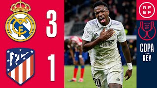 Resumen  Copa del Rey  Real Madrid 31 Atlético de Madrid  Cuartos de final [upl. by Agatha]