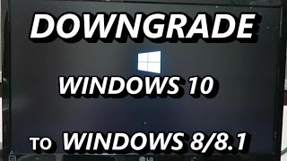 วิธีถอยจาก windows10 กลับไปใช้ windows8817 DOWNGRADE [upl. by Enasus316]