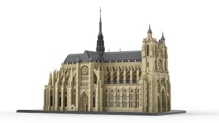 Cathédrale Notre Dame Amiens en Lego [upl. by Karalee670]