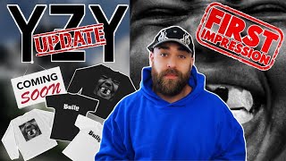 YEEZY UPDATE  NEW Yeezy BULLY MERCH First Impressions  REVIEW [upl. by Aihsemot721]