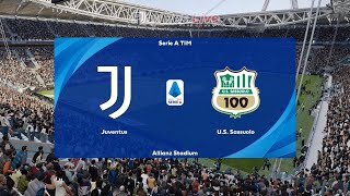 Juventus vs Sassuolo  eFootball PES Gameplay [upl. by Hashum]