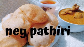 Ney pathal  ney pathiri  malabar dish  by mumus kitchen [upl. by Nahtannoj]