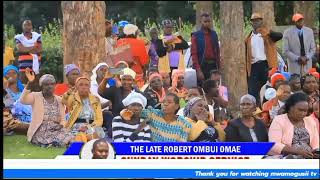 Benard Rizikiglowing Special Tributes To the Late Robert Ombui Omae Mambia Engiya [upl. by Namwen]