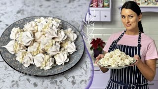 ПИРОЖНЫЕ БЕЗЕ с кремом😊 Безумно вкусно😋 Рецепт безе и крема quotШарлоттquot от Лизы Глинской🙂 [upl. by Isyed965]