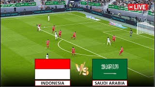 🔴Langsung Indonesia vs Arab Saudi I Pertandingan Kualifikasi Piala Dunia FIFA 2026 eFootball Pes 21 [upl. by Udale]