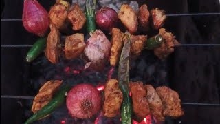 sundarban style shik kabab শিক কাবাব সুন্দরবন স্টাইল [upl. by Enaasiali]