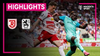 SSV Jahn Regensburg  TSV 1860 München  Highlights 3 Liga  MAGENTA SPORT [upl. by Clyde941]