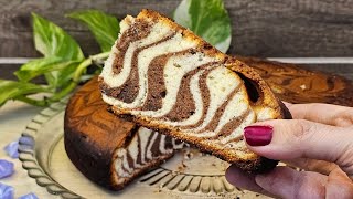 Zebra cake  The most attractive and sweetest cake you have ever baked is Zebra Cake [upl. by Pevzner235]