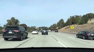 Driving highway daytime middle lane level 2 OKN visual motion [upl. by Glennis]