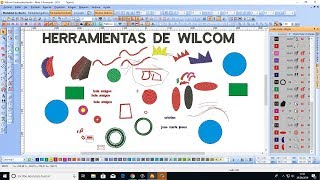 TODAS LAS HERRAMIENTAS DE WILCOM  PASO A PASO  EXPLICACION [upl. by Izabel]