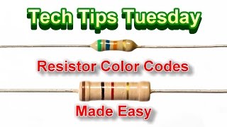 Reading Resistor Color Codes Fast Tech Tips Tuesday [upl. by Ettenoitna708]