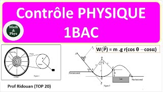 Contrôle 1 semestre 1 physique 1 Bac SM [upl. by Reilly]