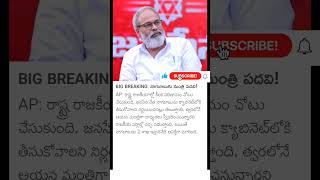 ministry post to janasena nagababu [upl. by Aleahc940]