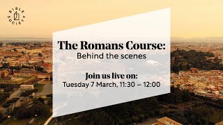 The Romans Course Behind the scenes livestream [upl. by Shlomo92]