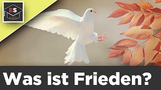 Was ist Frieden Positiver und Negativer Frieden Vergleich  Frieden einfach erklärt EinfachSchule [upl. by Aninat305]