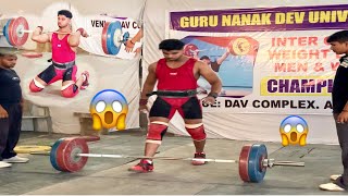 Inter College Weightlifting Championship💪🏼Amritsar AV Weightlifters  Jammu Lifters  Lifting Vlogs [upl. by Heywood]