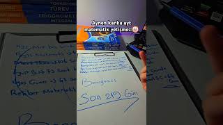 AYNEN KANKA AYT MATEMATİK YETİŞMEZD yks yks2025 [upl. by Solracsiul]