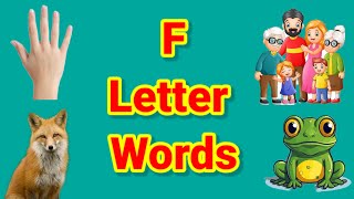 F Letter Words  F Letter Words in English  Words Starting with F Letter in English [upl. by Riancho791]