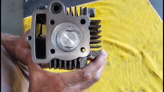 How to Re Sleeve Motorcycle Cylinder  Bike Cylinder Sleeve Installation  Pakhtoonengineer [upl. by Jordison794]