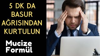 Hemoroid  Basura Ne İyi Gelir ve Nasıl Geçer  5 dk da Basur Ağrısı Nasıl Geçer  Mucize Formül [upl. by Peih166]