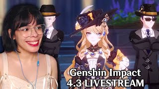 43 Livestream Reaction  GENSHIN IMPACT Livestream [upl. by Ynafetse785]