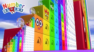 Looking for Numberblocks Step Squad 1 to 15000 to 15000000 MILLION BIGGEST  Learn to Count [upl. by Karlyn]