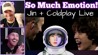 진 Jin The Astronaut  Coldplay’s Music Of The Spheres Tour in Buenos Aires Reaction [upl. by Erimahs]