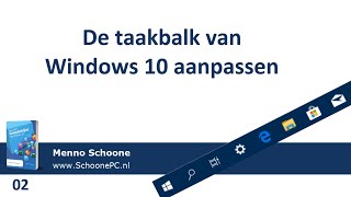 De opmaak van de taakbalk aanpassen in Windows 10 [upl. by Gehlbach228]