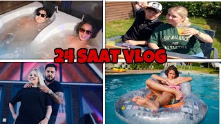 24 SAAT BUNGALOV TATİL VLOG [upl. by Eirroc641]