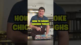 How to Smoke Chicken Thighs 😋 [upl. by Adihaj]