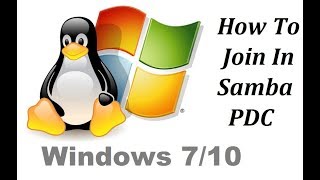 How to Join Windows 7  10 in Samba PDC [upl. by Isolda]