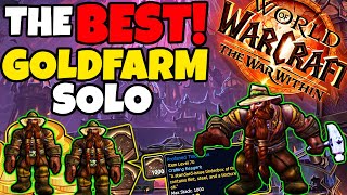 The BEST SOLO Goldfarm in The War Within Solo Stealth Farming in Delves [upl. by Bertrand572]