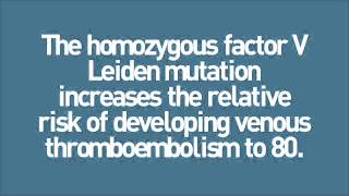 Thrombophilia and Relative Risk for DVT and Venous Thromboembolism [upl. by Jeanine]