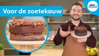 Gek op CHOCOLADE Maak deze heerlijke chocoladetaart  Allerhande [upl. by Larred]